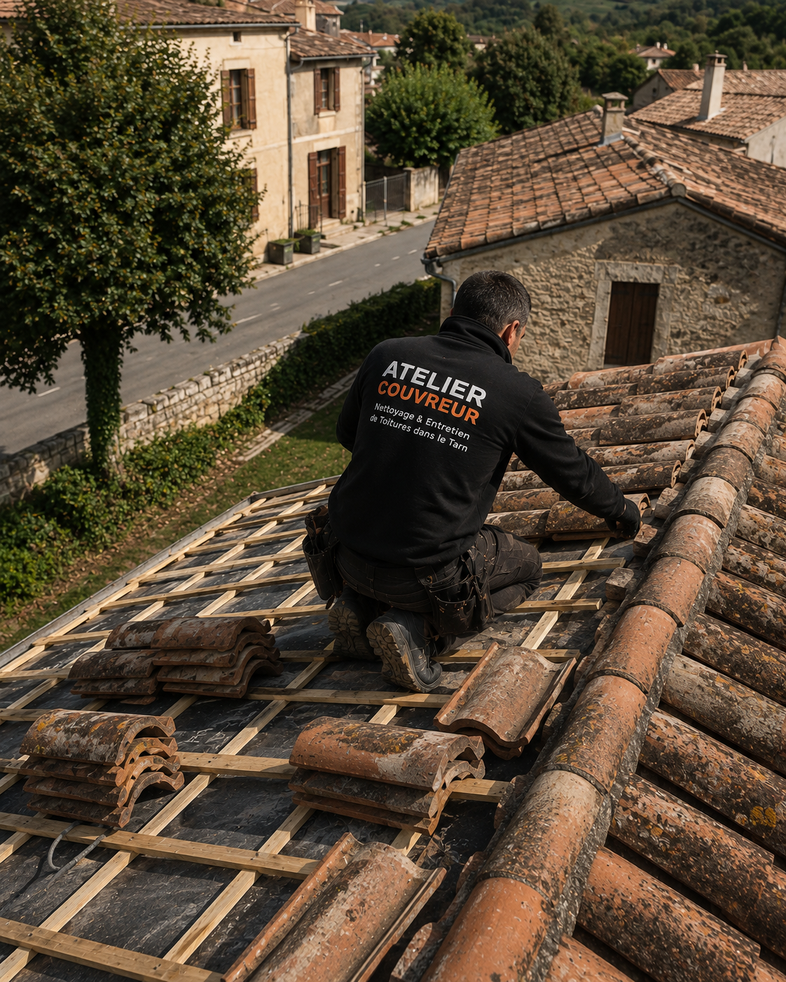 Réparation toiture à Albi